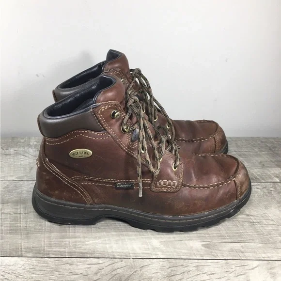 Irish Setter Mens 3875 Soft Paw Leather Waterproof Chukka Work Boots Size 9 Amazon.com | Irish Setter, Soft Paw, Men main image 4